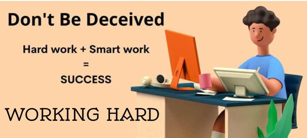 Steps To Success - Work Hard